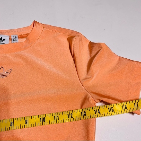 ADIDAS size XS coral short sleeve bodysuit - Picture 8 of 9